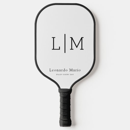 Aangepaste Monogram Naam Pickleball Paddle (Voorkant)