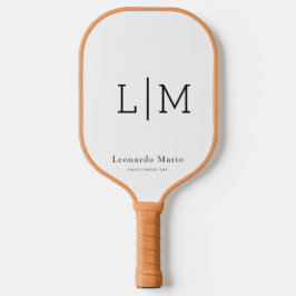 Aangepaste Monogram Naam Pickleball Paddle
