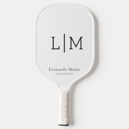 Aangepaste Monogram Naam Pickleball Paddle