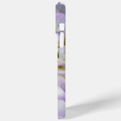 Aangepaste monogram naam: White Dahlia Flower Case-Mate iPhone Case (Achterkant / Links)