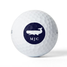 Aangepaste monogram Nautical Navy Blue Classic