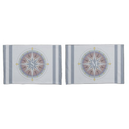 Aangepaste monogram Nautical Style Kussenslopen, R Kussensloop