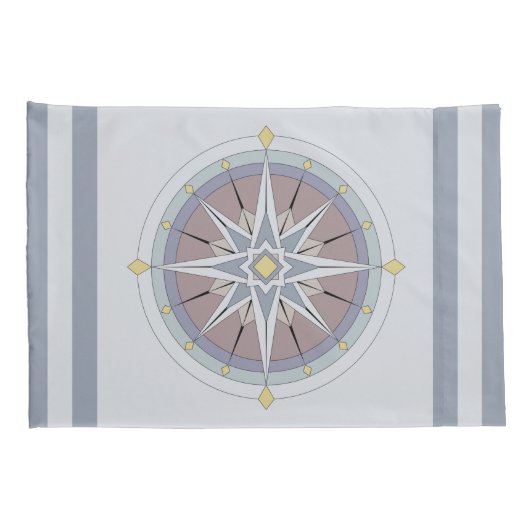 Aangepaste monogram Nautical Style Kussenslopen, R Kussensloop (Achterkant-Rechts)