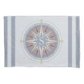 Aangepaste monogram Nautical Style Kussenslopen, R Kussensloop (Voorkant-Links)