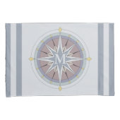 Aangepaste monogram Nautical Style Kussenslopen, R Kussensloop (Voorkant-Rechts)