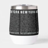 Aangepaste Monogram New York Typografie (Voorkant)