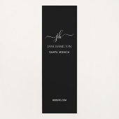 Aangepaste monogram-oefening yogamat (Voorkant)