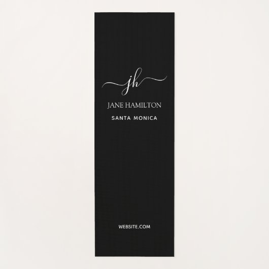 Aangepaste monogram-oefening yogamat (Voorkant)