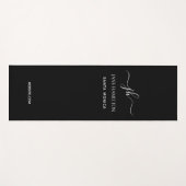 Aangepaste monogram-oefening yogamat (Voorkant (horizontaal))