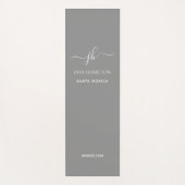 Aangepaste monogram-oefening yogamat (Voorkant)