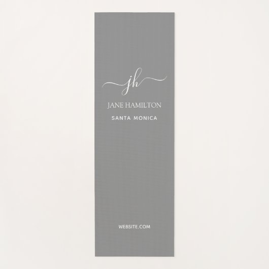 Aangepaste monogram-oefening yogamat (Voorkant)