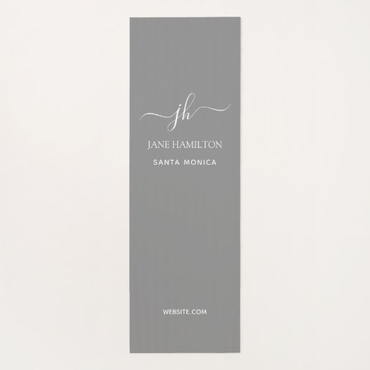 Aangepaste monogram-oefening yogamat (Achterkant)
