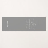 Aangepaste monogram-oefening yogamat (Voorkant (horizontaal))