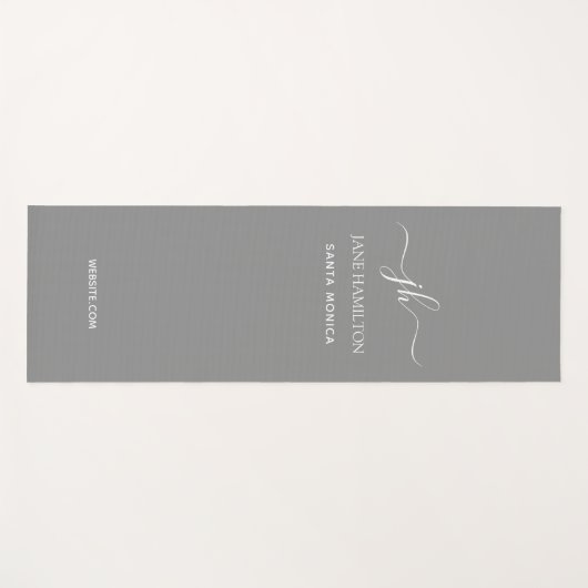 Aangepaste monogram-oefening yogamat (Voorkant (horizontaal))