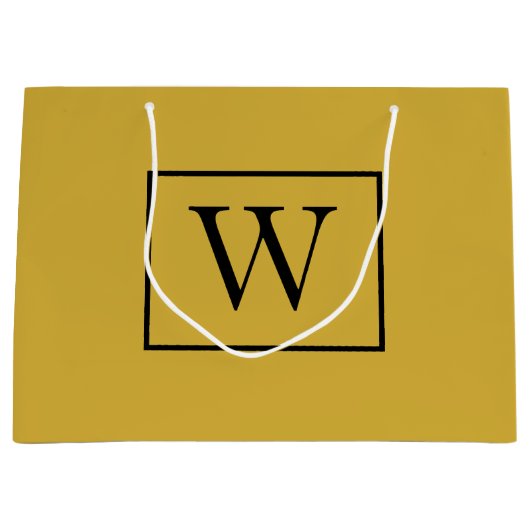 Aangepaste Monogram Ontwerp Grote Cadeautas voor E (Voorkant)