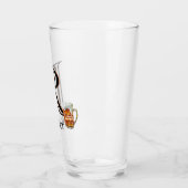 Aangepaste monogram op maat glas (Links)