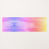 Aangepaste monogram pastlepregenboog yogamat (Achterkant (horizontaal))