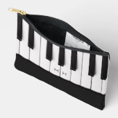 Aangepaste Monogram Piano Keys Etui (Open)