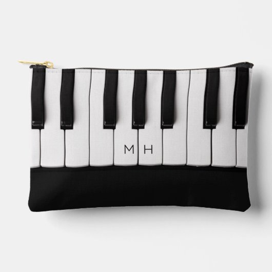 Aangepaste Monogram Piano Keys Etui (Voorkant)
