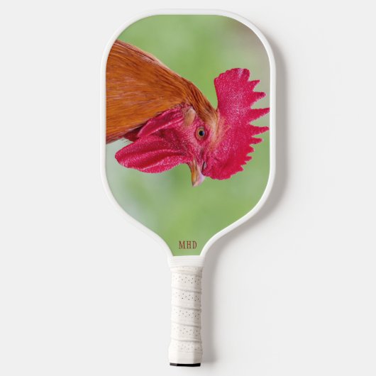Aangepaste monogram pickleball paddle (Achterkant)