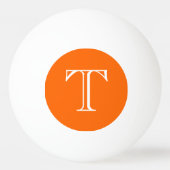 Aangepaste monogram Ping Ball (Achterkant)