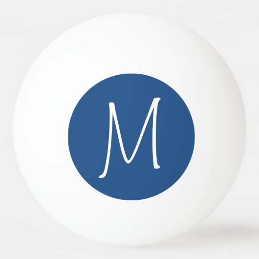 Aangepaste monogram Ping Pong Ball (Voorkant)