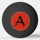 Aangepaste monogram pingpongbal (Voorkant)