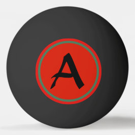 Aangepaste monogram pingpongbal