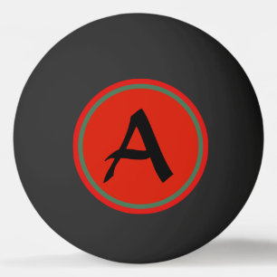 Aangepaste monogram pingpongbal