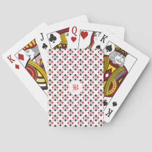 Aangepaste monogram poker-spelkaart pokerkaarten