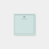 Aangepaste Monogram Post-it Nota's Post-it® Notes (Voorkant)