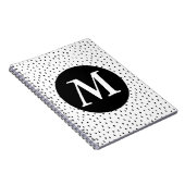 Aangepaste monogram pot-spot-laptop notitieboek (Rechterzijde)