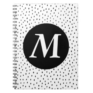 Aangepaste monogram pot-spot-laptop notitieboek