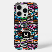 Aangepaste Monogram Retro Casette Tapes Case-Mate iPhone Case (Achterkant)