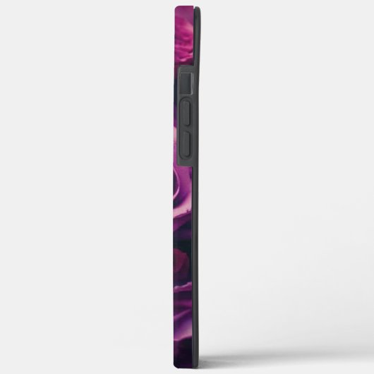 Aangepaste Monogram Romantic Floral Phone Case (Achterkant / Links)