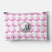 Aangepaste Monogram Roze Golfbal en Kaarten Etui (Achterkant)