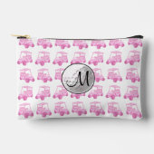 Aangepaste Monogram Roze Golfbal en Kaarten Etui (Voorkant)