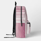 Aangepaste Monogram Roze Gradiënt Verticale Rugzak (Links)