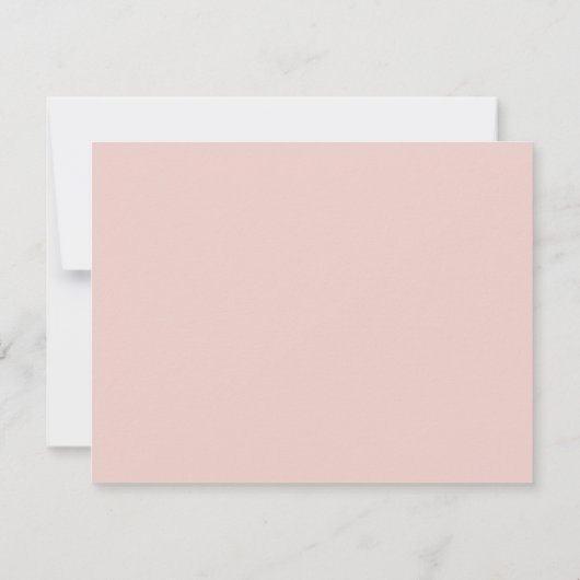 Aangepaste Monogram roze roze witte scriptnaam Notitiekaartje (Achterkant)