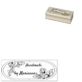 Aangepaste  monogram rubberstempel (Gestempeld)