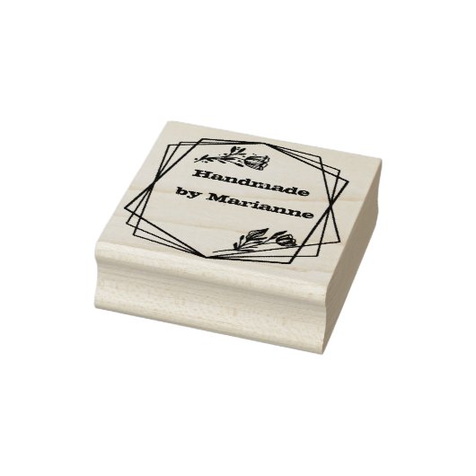 Aangepaste  monogram rubberstempel (Stempel)