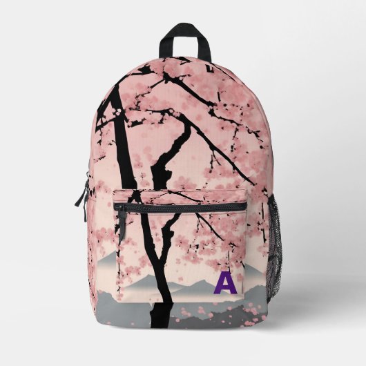 Aangepaste Monogram Sakura Rugzak (Voorkant)