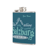 Aangepaste monogram Salzburg Heupfles (Links)