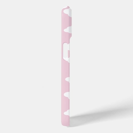 Aangepaste Monogram Schattigee Girly Pink Cloud Gi Case-Mate iPhone Case (Achterkant / Rechts)