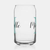 Aangepaste monogram soda kan vorm drink glas cadea (Rechts)