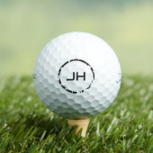 Aangepaste monogram spelgolf golfballen (Insitu Shirt)