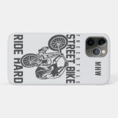 Aangepaste monogram Street Biking-telefoongevallen Case-Mate iPhone Case (Achterkant (horizontaal))