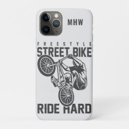 Aangepaste monogram Street Biking-telefoongevallen Case-Mate iPhone Case