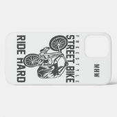 Aangepaste monogram Street Biking-telefoongevallen Case-Mate iPhone Case (Achterkant (horizontaal))