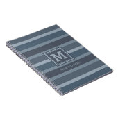 Aangepaste monogram strippatroon notitieboek (Rechterzijde)